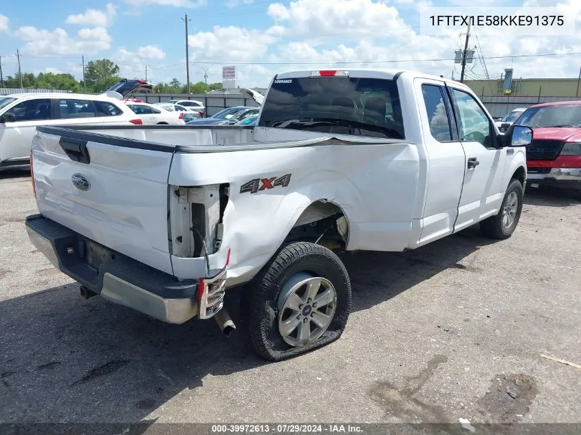 2019 Ford F-150 Xlt VIN: 1FTFX1E58KKE91375 Lot: 39972613