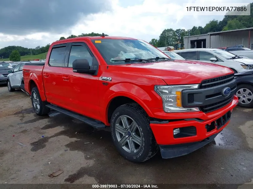 1FTEW1EP0KFA77886 2019 Ford F-150 Xlt