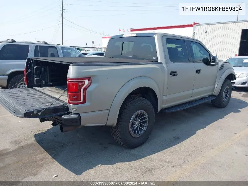 1FTFW1RG8KFB89804 2019 Ford F-150 Raptor