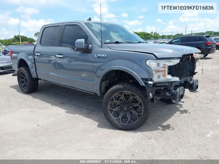 1FTEW1EG9KFD16836 2019 Ford F-150 Limited