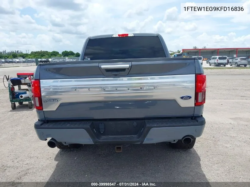 1FTEW1EG9KFD16836 2019 Ford F-150 Limited