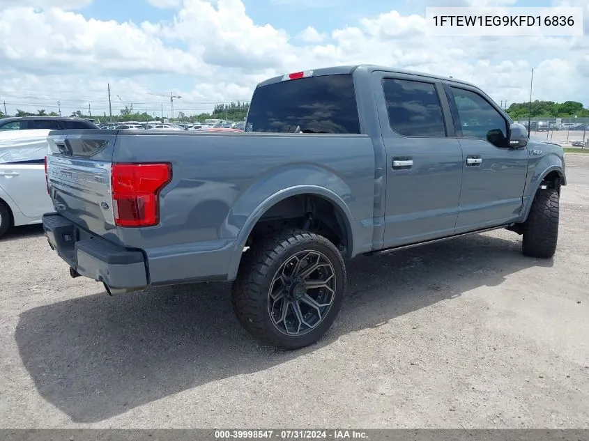 1FTEW1EG9KFD16836 2019 Ford F-150 Limited