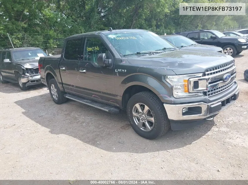 2019 Ford F-150 Xlt VIN: 1FTEW1EP8KFB73197 Lot: 40002766