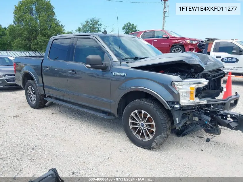 2019 Ford F-150 Xlt VIN: 1FTEW1E4XKFD11277 Lot: 40008488