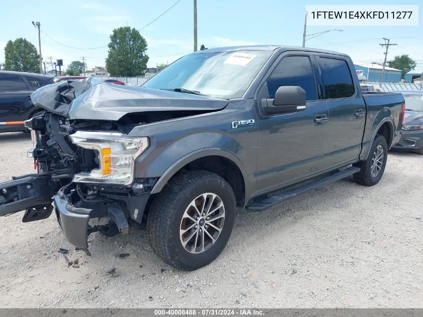 1FTEW1E4XKFD11277 2019 Ford F-150 Xlt