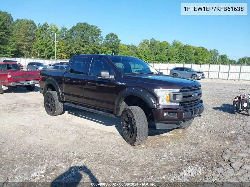 1FTEW1EP7KFB61638 2019 Ford F-150 Xlt