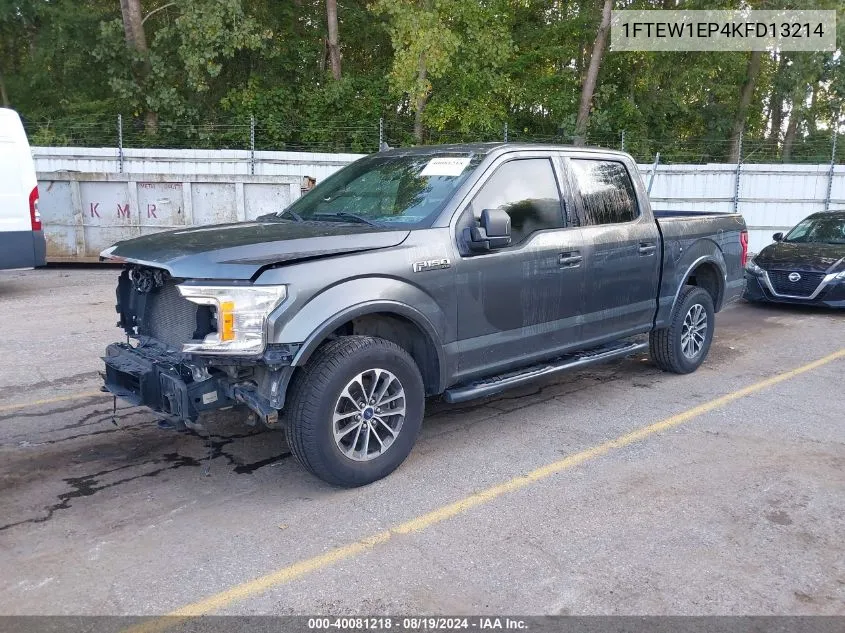 2019 Ford F-150 Xlt VIN: 1FTEW1EP4KFD13214 Lot: 40081218