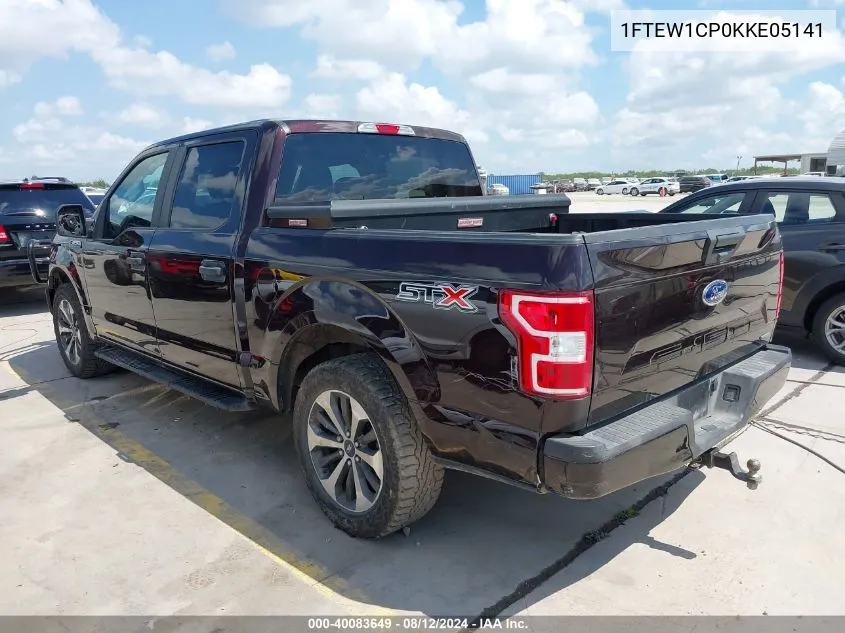 1FTEW1CP0KKE05141 2019 Ford F-150 Xl