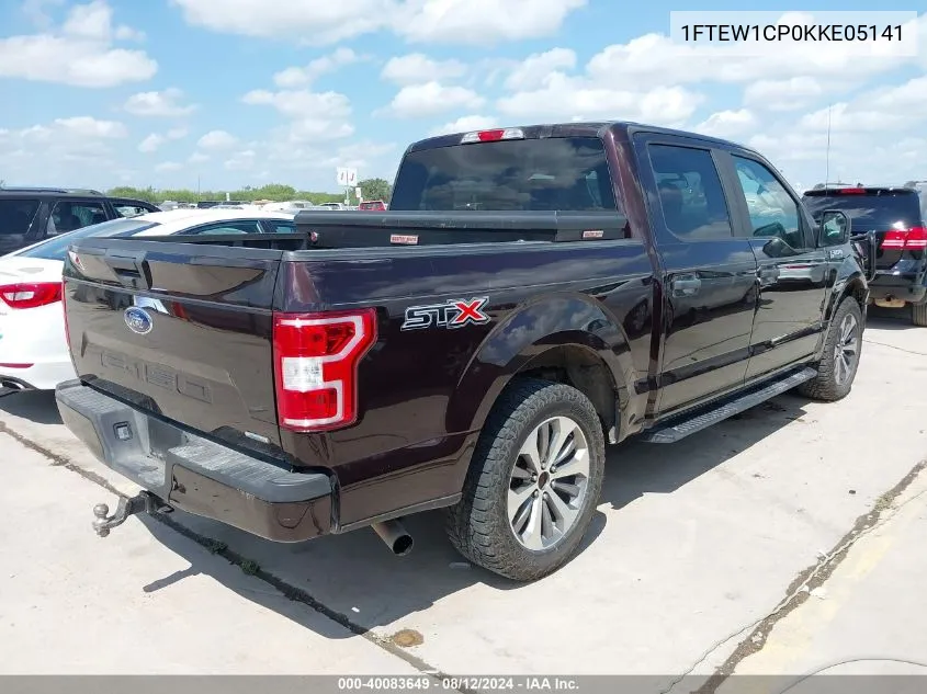 1FTEW1CP0KKE05141 2019 Ford F-150 Xl