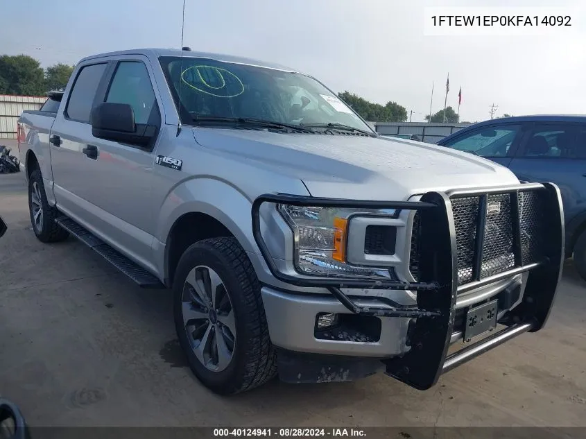 2019 Ford F-150 Xl VIN: 1FTEW1EP0KFA14092 Lot: 40124941