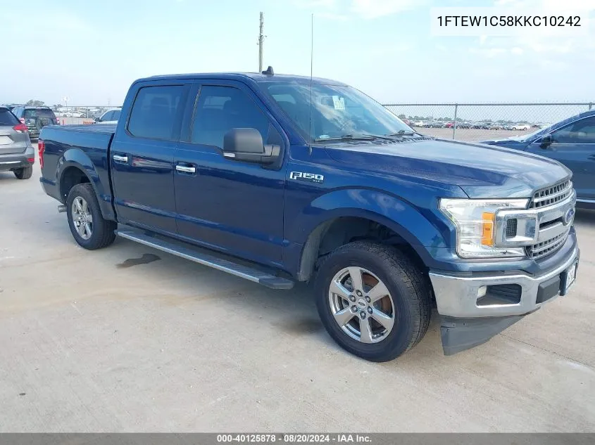 1FTEW1C58KKC10242 2019 Ford F-150 Supercrew