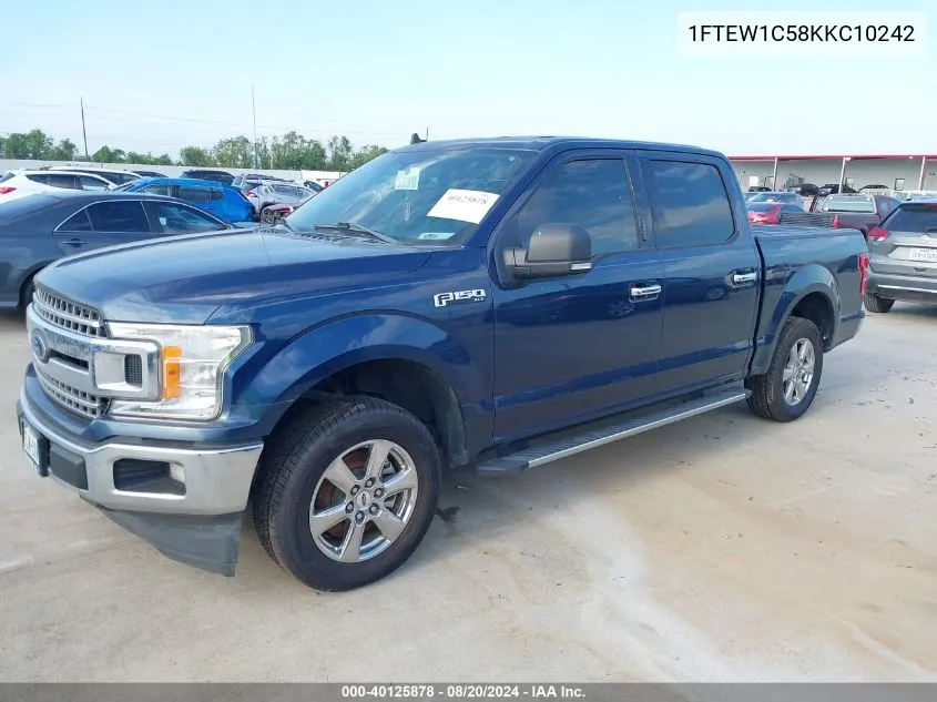 1FTEW1C58KKC10242 2019 Ford F-150 Supercrew