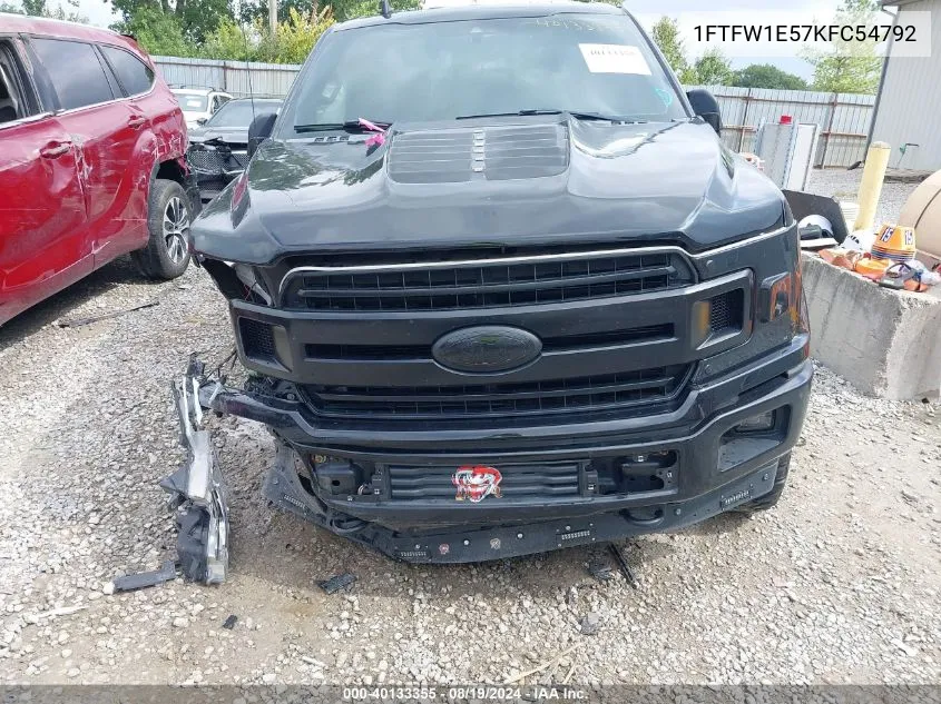 1FTFW1E57KFC54792 2019 Ford F-150 Xlt