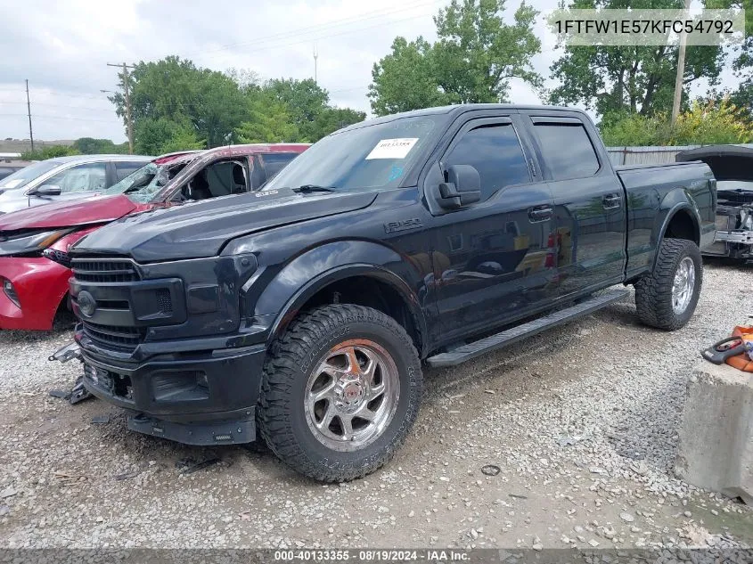 1FTFW1E57KFC54792 2019 Ford F-150 Xlt