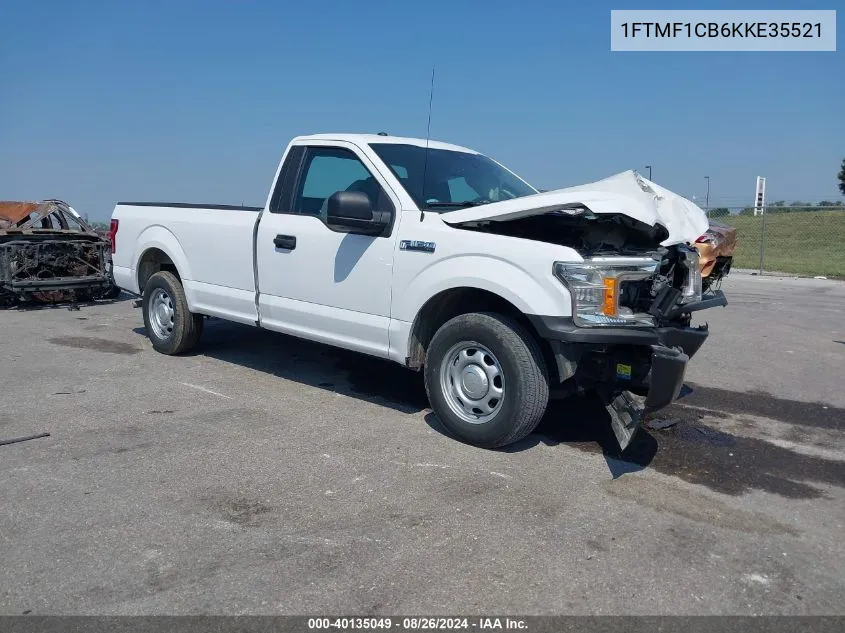 2019 Ford F-150 Xl VIN: 1FTMF1CB6KKE35521 Lot: 40135049