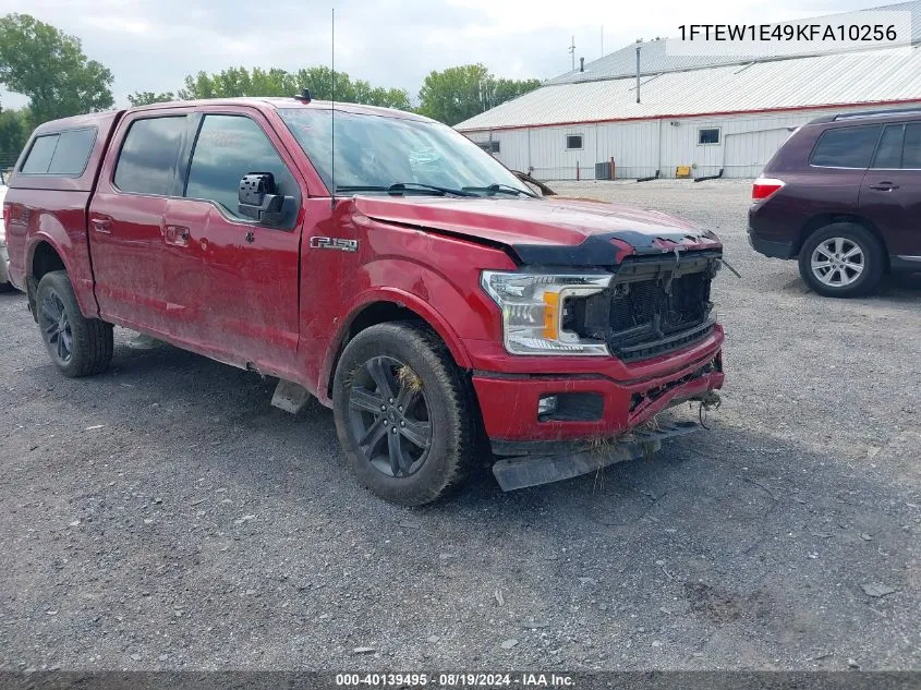 2019 Ford F-150 Xlt VIN: 1FTEW1E49KFA10256 Lot: 40139495