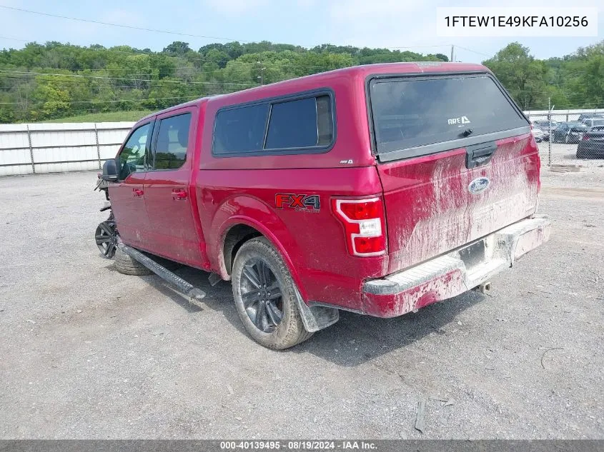 2019 Ford F-150 Xlt VIN: 1FTEW1E49KFA10256 Lot: 40139495