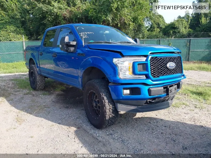 1FTEW1EP5KFA75485 2019 Ford F150 Supercrew