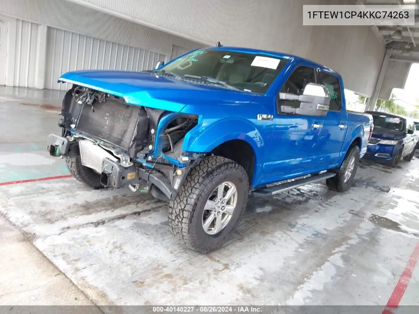 1FTEW1CP4KKC74263 2019 Ford F-150 Xlt