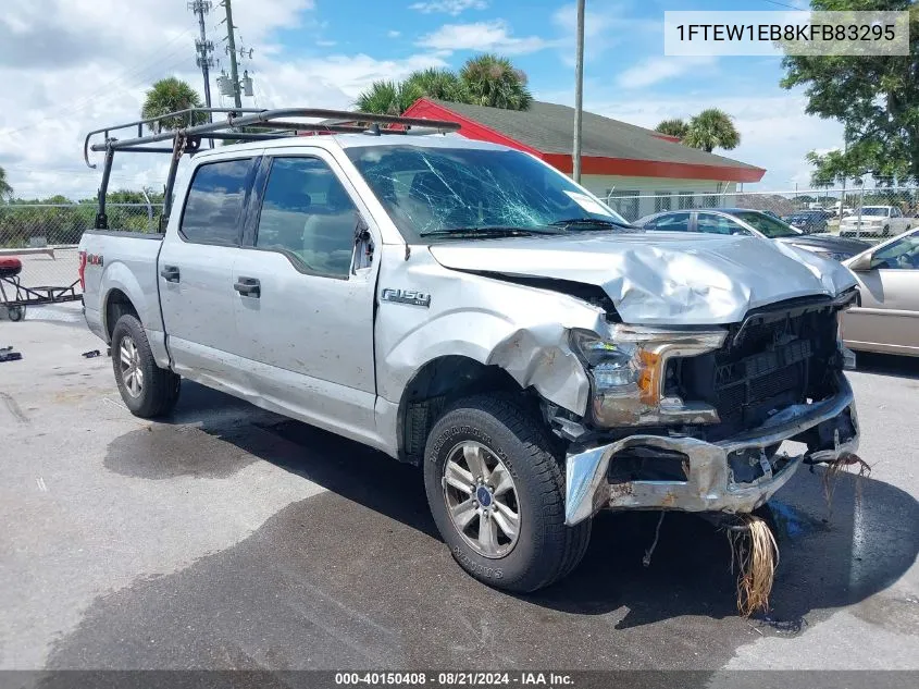 2019 Ford F-150 Supercrew VIN: 1FTEW1EB8KFB83295 Lot: 40150408