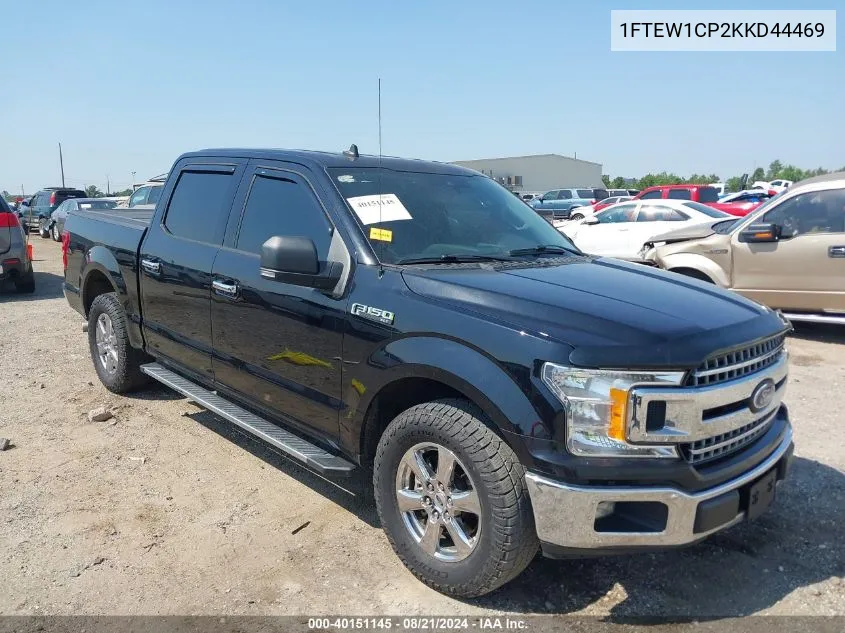 1FTEW1CP2KKD44469 2019 Ford F-150 Xlt