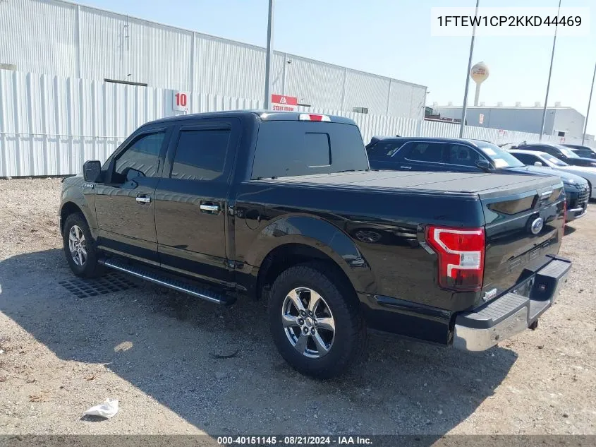 1FTEW1CP2KKD44469 2019 Ford F-150 Xlt