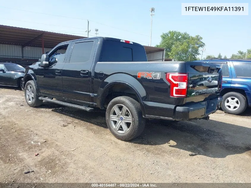 1FTEW1E49KFA11391 2019 Ford F-150 Xlt