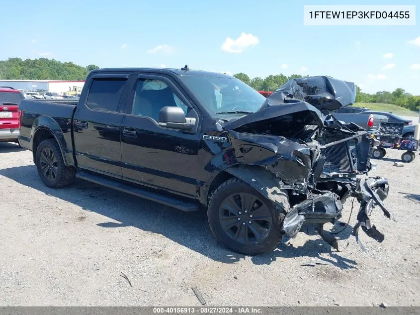 2019 Ford F-150 Xlt VIN: 1FTEW1EP3KFD04455 Lot: 40156913