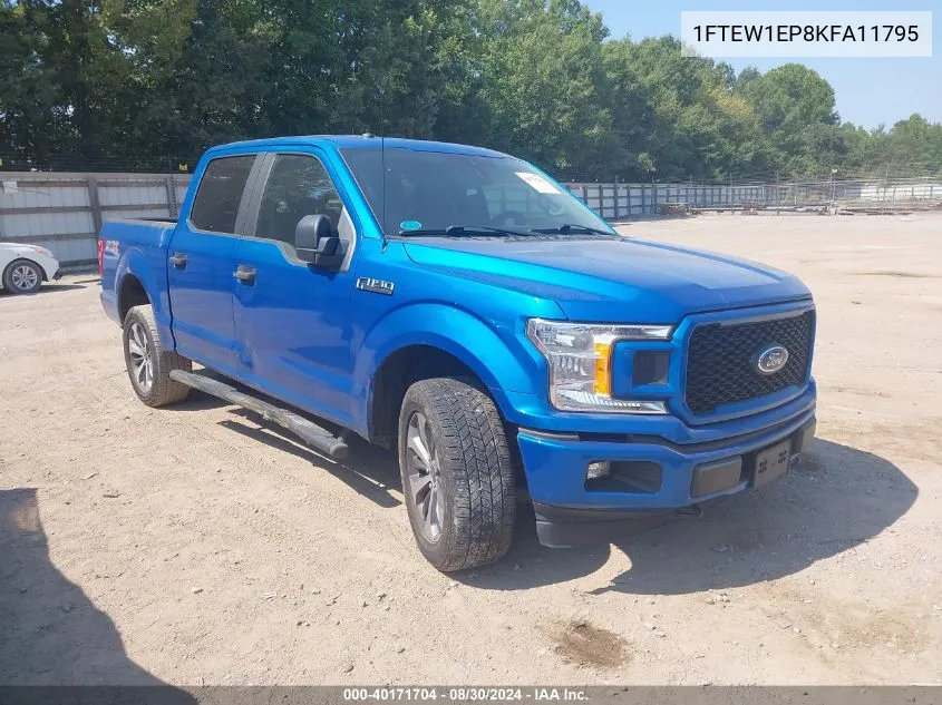 2019 Ford F-150 Xl VIN: 1FTEW1EP8KFA11795 Lot: 40171704