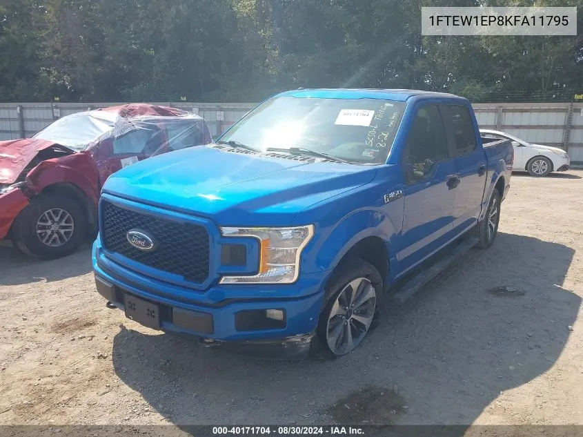 1FTEW1EP8KFA11795 2019 Ford F-150 Xl