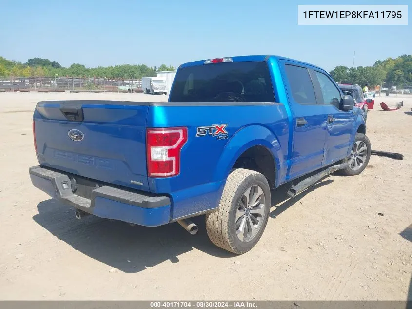 2019 Ford F-150 Xl VIN: 1FTEW1EP8KFA11795 Lot: 40171704