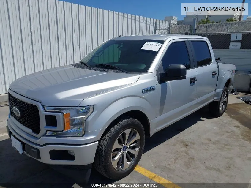 2019 Ford F-150 Xl VIN: 1FTEW1CP2KKD46495 Lot: 40174642