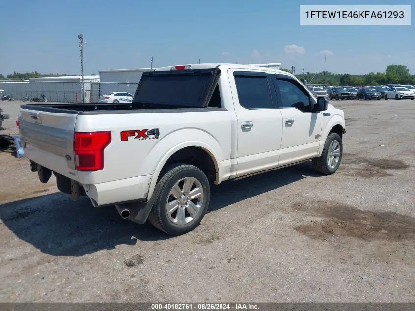 2019 Ford F-150 King Ranch VIN: 1FTEW1E46KFA61293 Lot: 40182761