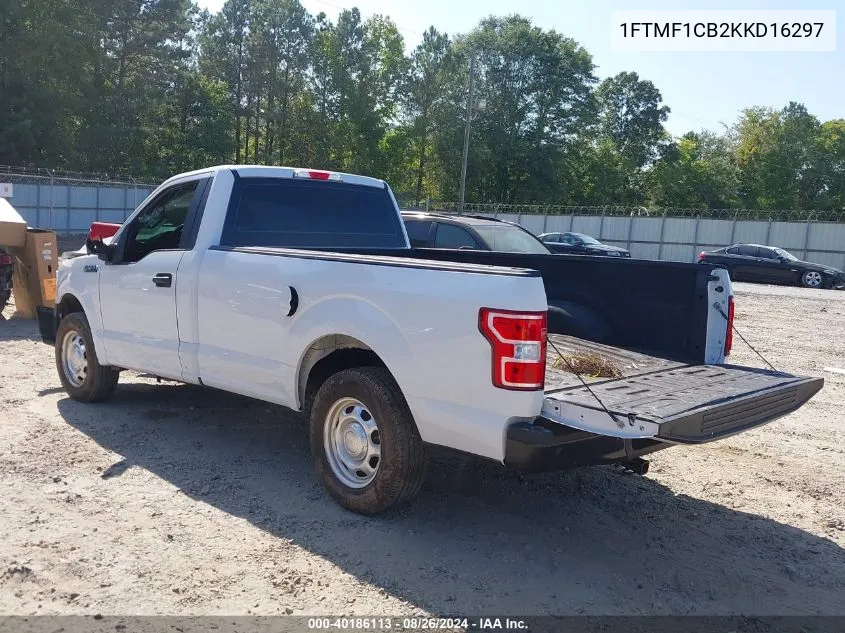 1FTMF1CB2KKD16297 2019 Ford F-150 Xl