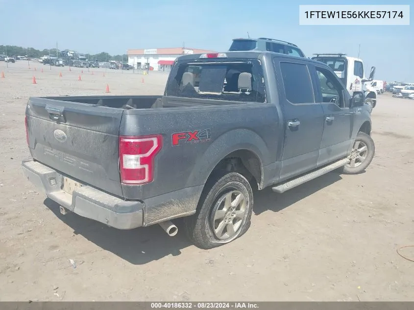 1FTEW1E56KKE57174 2019 Ford F-150 Xlt