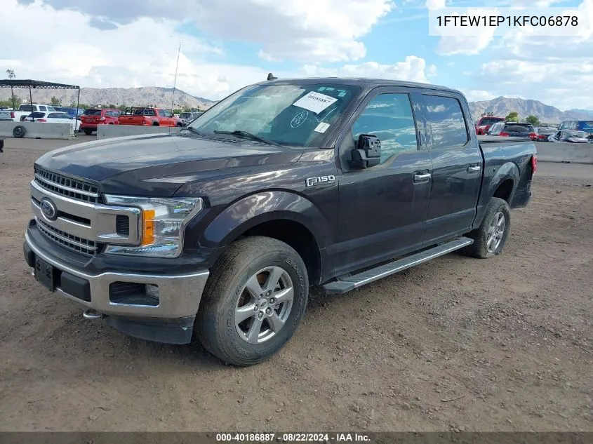 2019 Ford F-150 Xlt VIN: 1FTEW1EP1KFC06878 Lot: 40186887