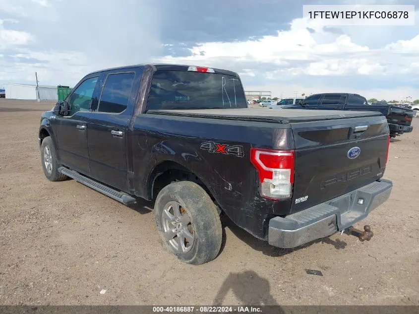 1FTEW1EP1KFC06878 2019 Ford F-150 Xlt