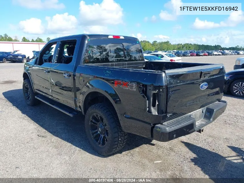 1FTEW1E5XKFD16942 2019 Ford F-150 Lariat