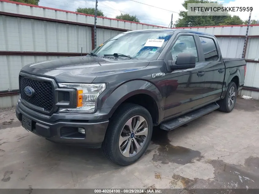 1FTEW1CP5KKE75959 2019 Ford F-150 Xl