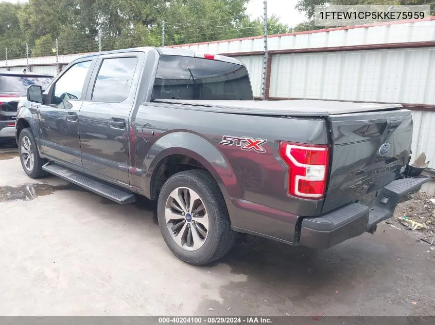 1FTEW1CP5KKE75959 2019 Ford F-150 Xl