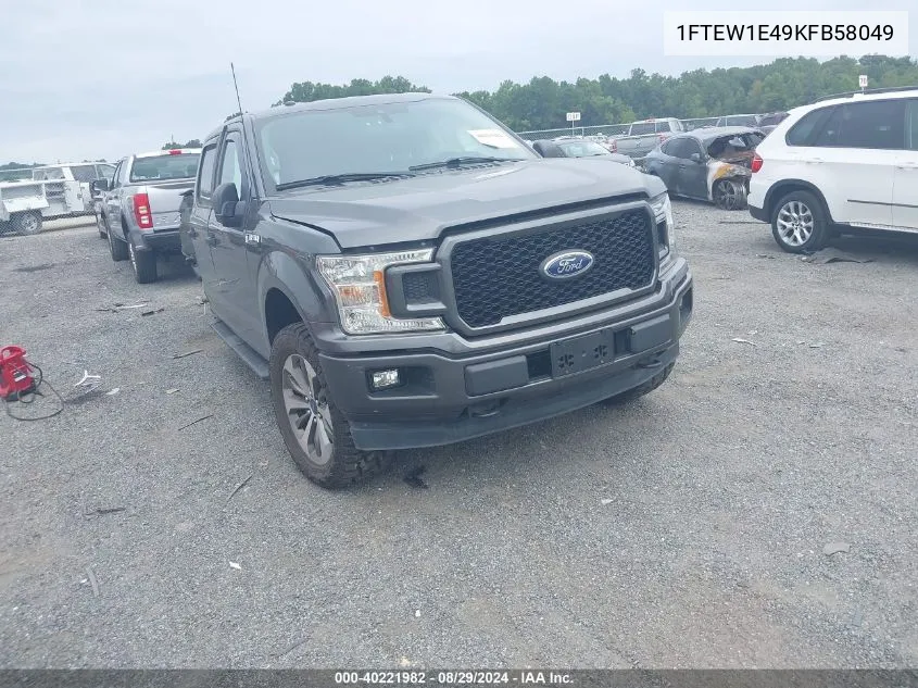 1FTEW1E49KFB58049 2019 Ford F-150 Xl