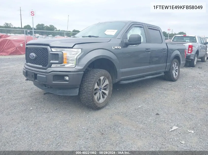 1FTEW1E49KFB58049 2019 Ford F-150 Xl