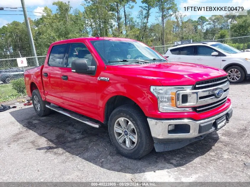 2019 Ford F-150 Xlt VIN: 1FTEW1EBXKKE00479 Lot: 40223905