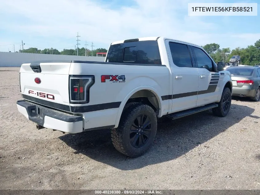 2019 Ford F-150 Xlt VIN: 1FTEW1E56KFB58521 Lot: 40238380