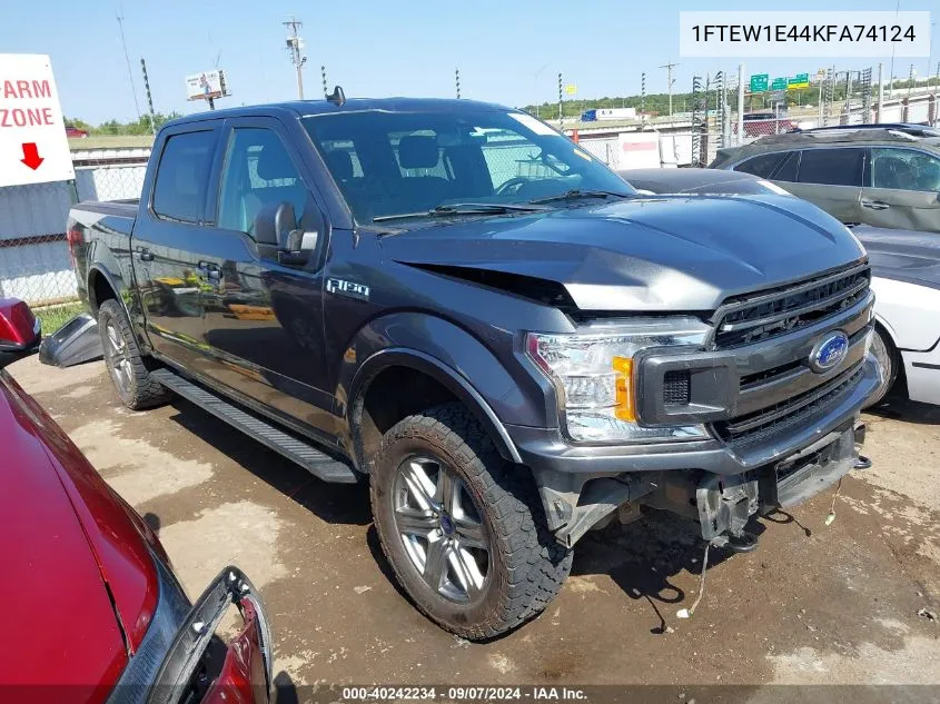 1FTEW1E44KFA74124 2019 Ford F150 Supercrew