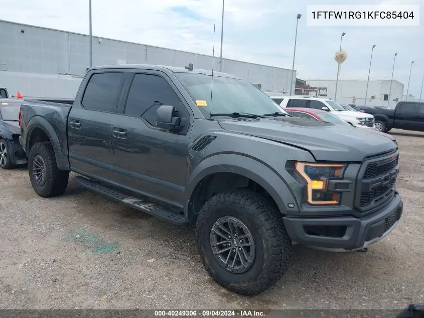 1FTFW1RG1KFC85404 2019 Ford F150 Raptor