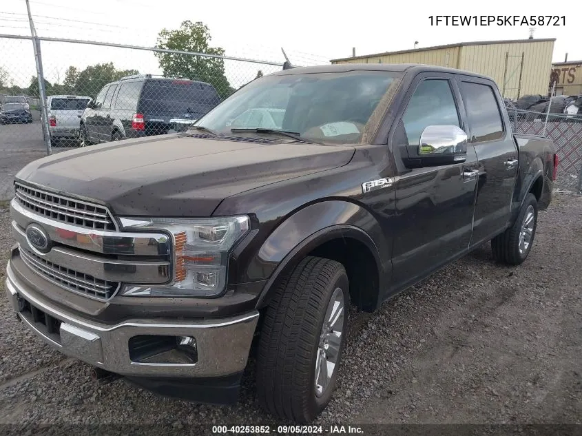 1FTEW1EP5KFA58721 2019 Ford F-150 Supercrew