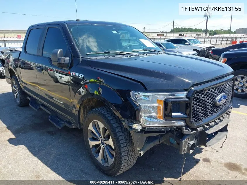 2019 Ford F-150 Xl VIN: 1FTEW1CP7KKE13155 Lot: 40265411