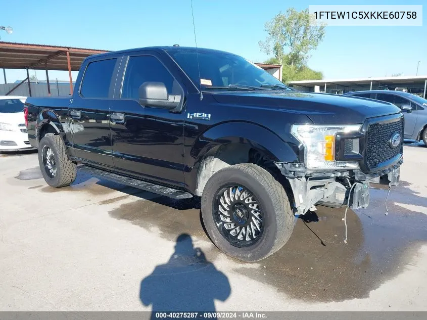 1FTEW1C5XKKE60758 2019 Ford F-150 Xl