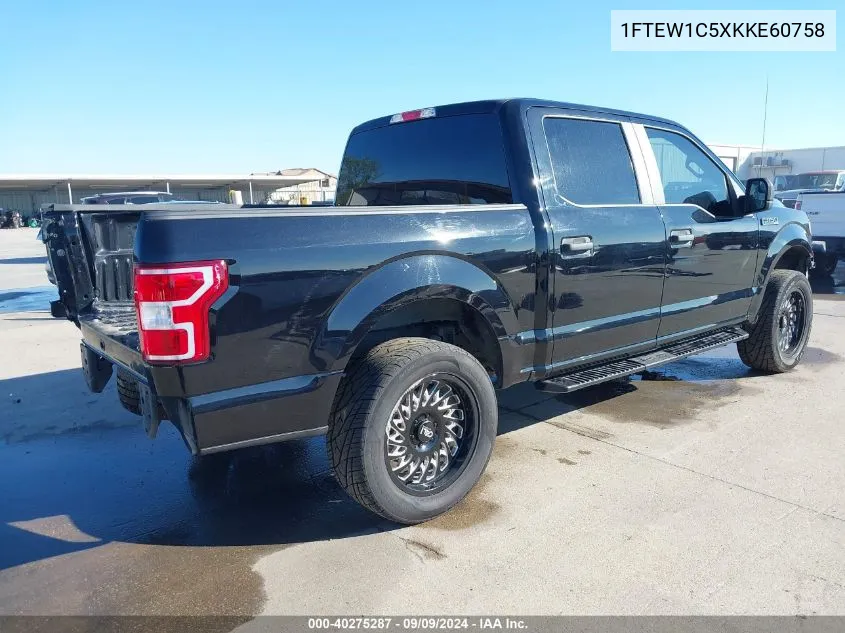 1FTEW1C5XKKE60758 2019 Ford F-150 Xl